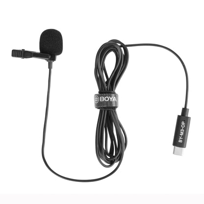 BOYA BY-M3-OP For DJI OSMO Pocket Clip-on Digital Lavalier Microphone (Black) - Consumer Electronics by BOYA | Online Shopping UK | buy2fix