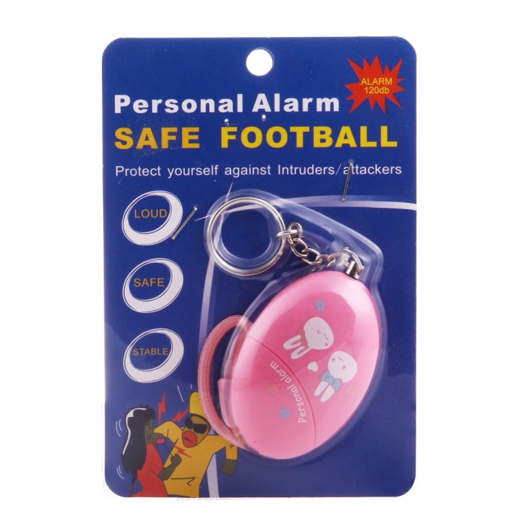 Mini Safe Football Loud Personal Alarm with Anti-Rape for Girl and Kids, 120Db Alarm(Pink) - Security by buy2fix | Online Shopping UK | buy2fix