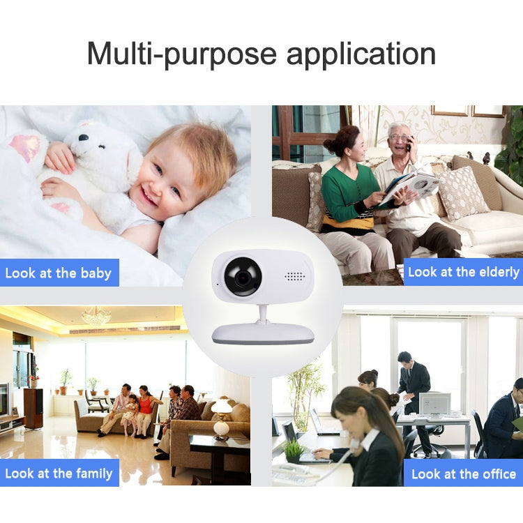 WLSES GC60 720P Wireless Surveillance Camera Baby Monitor, EU Plug - Security by buy2fix | Online Shopping UK | buy2fix