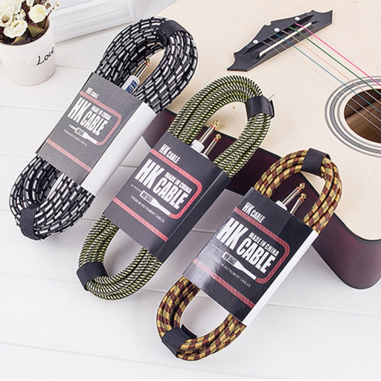 Wooden Guitar Bass Connection Cable Noise Reduction Audio Cable, Cable Length: 10m, Random Color Delivery - Consumer Electronics by buy2fix | Online Shopping UK | buy2fix