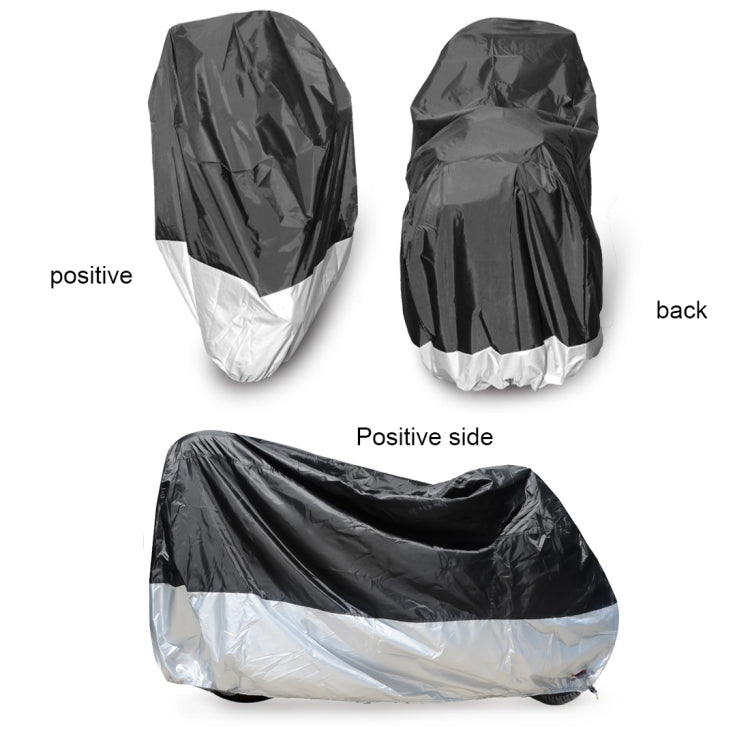 210D Oxford Cloth Motorcycle Electric Car Rainproof Dust-proof Cover, Size: L (Silver) - Raincoat by buy2fix | Online Shopping UK | buy2fix