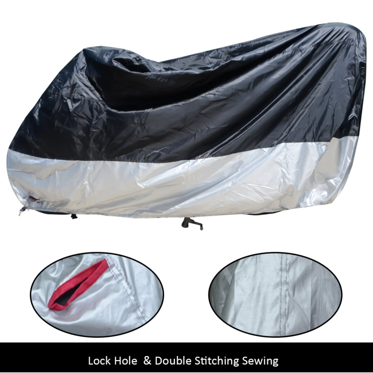 210D Oxford Cloth Motorcycle Electric Car Rainproof Dust-proof Cover, Size: L (Silver) - Raincoat by buy2fix | Online Shopping UK | buy2fix