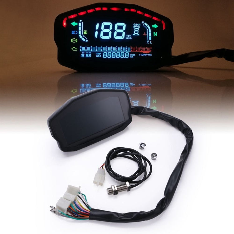 Speedpark Universal Motorcycle Modified LCD Speedometer Digital Backlight Odometer - Others by Speedpark | Online Shopping UK | buy2fix