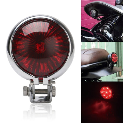 Speedpark 12V Motorcycle Modified Tail Light Brake Light for Harley(Silver+Red) - Signal Lights by Speedpark | Online Shopping UK | buy2fix