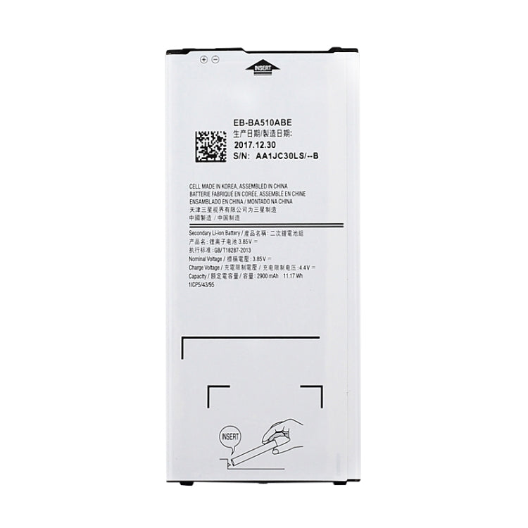 2900mAh Rechargeable Li-ion Battery for Galaxy A5 (2016), A510F, A510F/DS, A510FD, A510M, A510M/DS, A510Y - For Samsung by buy2fix | Online Shopping UK | buy2fix