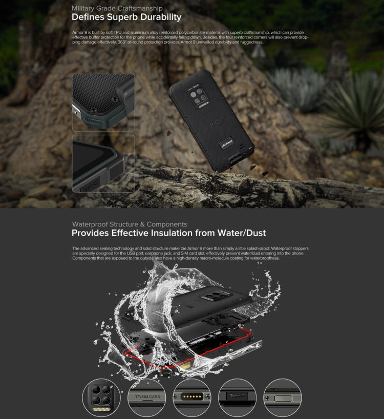 Ulefone Armor 9 Rugged Phone, Thermal Imaging Camera, 8GB+128GB - Ulefone by Ulefone | Online Shopping UK | buy2fix