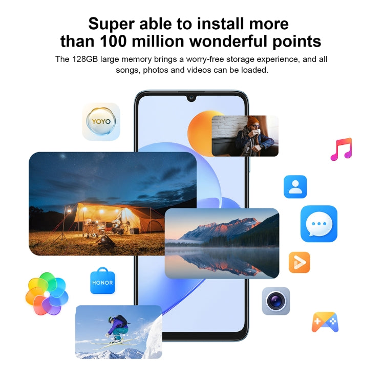 Honor Play7T RKY-AN10, 50MP Camera, 8GB+128GB, China Version, Dual Back Cameras, Side Fingerprint Identification, 6000mAh Battery, 6.74inch Magic UI 6.1 / Android 12  Dimensity 6020 Octa Core, Network: 5G, OTG, Not Support Google Play (Blue) - Honor by Huawei | Online Shopping UK | buy2fix