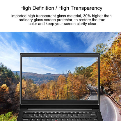 0.4mm 9H Surface Hardness Full Screen Tempered Glass Film for Lenovo ThinkPad E485 14 inch - Screen Protection Film by buy2fix | Online Shopping UK | buy2fix