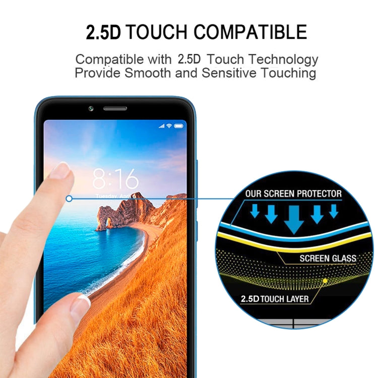 Full Glue Full Cover Screen Protector Tempered Glass film for Xiaomi Redmi 7A - Xiaomi Accessories by buy2fix | Online Shopping UK | buy2fix