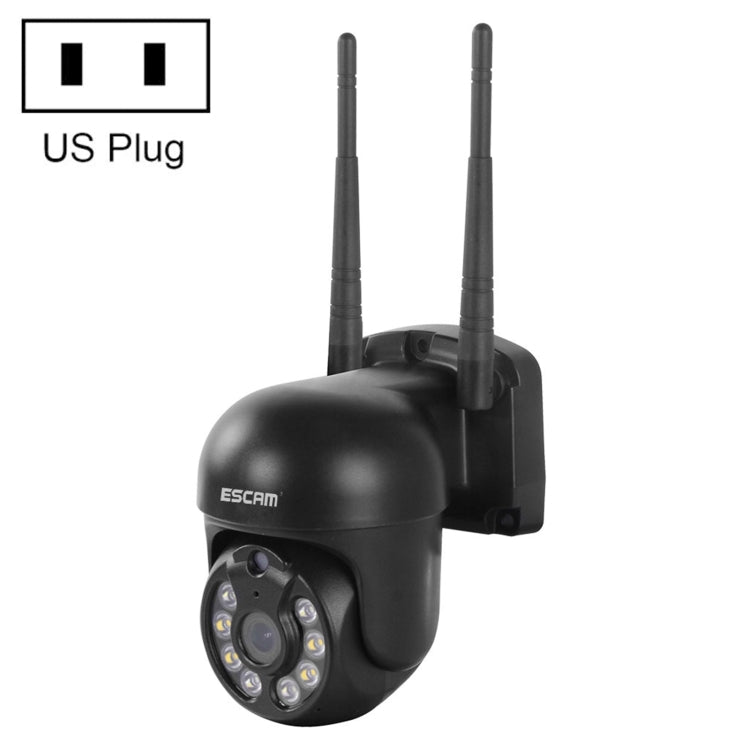 ESCAM WNK610 3.0 Million Pixels Wireless Dome IP Camera, Support Motion Detection & Two-way Audio & Full-color Night Vision & TF Card, US Plug - Dome Camera by ESCAM | Online Shopping UK | buy2fix