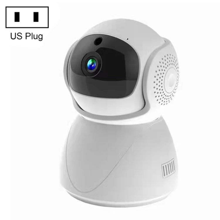 ZAS-5G01 1080P Home 5G WiFi Dual-band Panoramic Camera with 64GB TF Card, Support IR Night Vision & AP Hot Spot & Designated Alarm Area, US Plug - Security by buy2fix | Online Shopping UK | buy2fix