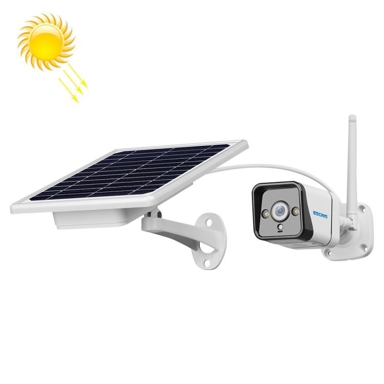 ESCAM QF320 HD 1080P 4G Solar Panel IP Camera, Support Night Vision & TF Card & PIR Motion Detection & Two Way Audio - Dome Camera by ESCAM | Online Shopping UK | buy2fix