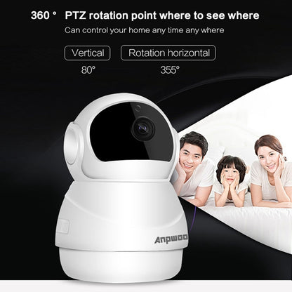 Anpwoo Warrior GM8135+SC2145 1080P HD WiFi IP Camera, Support Motion Detection & Infrared Night Vision & TF Card(Max 128GB)(White) - Security by Anpwoo | Online Shopping UK | buy2fix