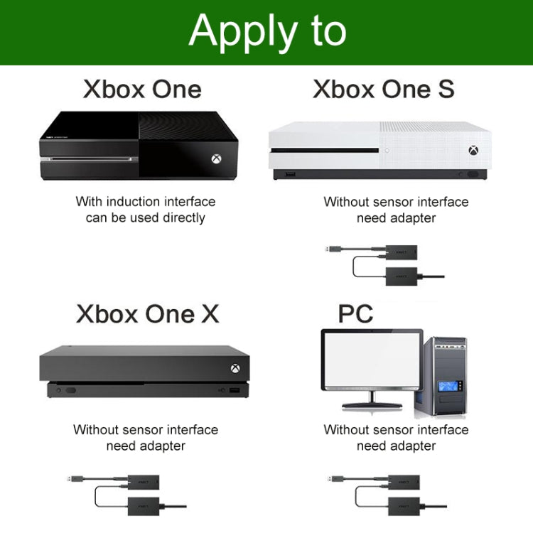 Kinect 2.0 AC Adapter Power Supply For Windows PC / Xbox One S / X, US Plug - Toys & Hobbies by buy2fix | Online Shopping UK | buy2fix