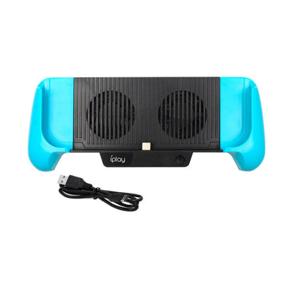 IPLAY Host Charging Grips Stand Shell Cooling Fan for Switch Lite(Black) - Charger & Power by iplay | Online Shopping UK | buy2fix