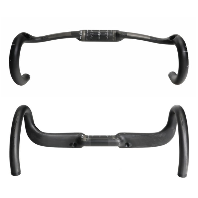 TOSEEK UD Carbon Fiber Texture Road Bike Handlebar, Size: 440mm (UD Matte) - Outdoor & Sports by TOSEEK | Online Shopping UK | buy2fix