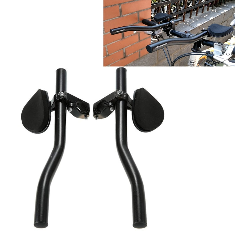 SHANMASHI Bicycle Aluminum Alloy Handlebar Road TT Handlebar (Black) - Outdoor & Sports by SHANMASHI | Online Shopping UK | buy2fix