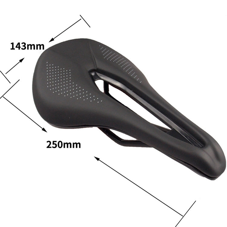 BIKERSAY SZ001 Bicycle PU Leather Saddle Seat (Black White) - Outdoor & Sports by BIKERSAY | Online Shopping UK | buy2fix