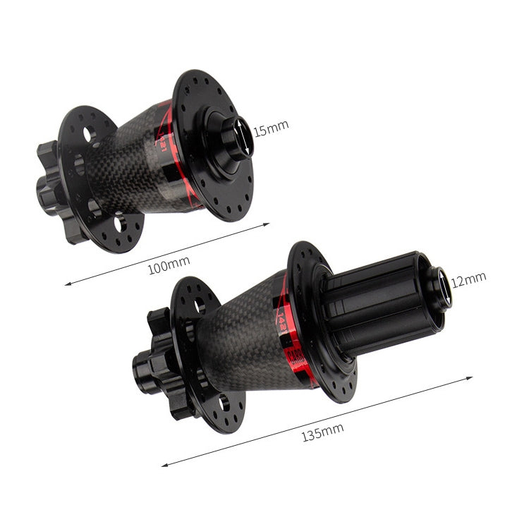 GUB 1421 Carbon Fiber Disc Bike Hub - Bicycle Brake Parts by GUB | Online Shopping UK | buy2fix