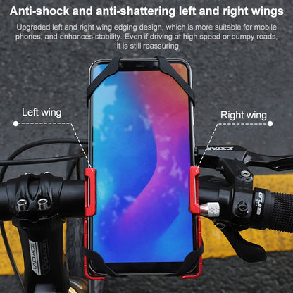 GUB P10 Aluminum Bike Phone Holder(Red) - Holders by GUB | Online Shopping UK | buy2fix