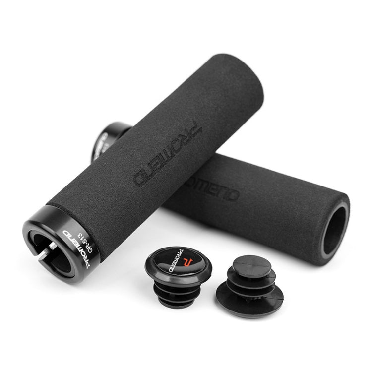 PROMEND GR-513 1 Pair Bicycle Antiskid Sweat-absorbing Sponge Grips Cover (Black) - Bicycle Grips by PROMEND | Online Shopping UK | buy2fix