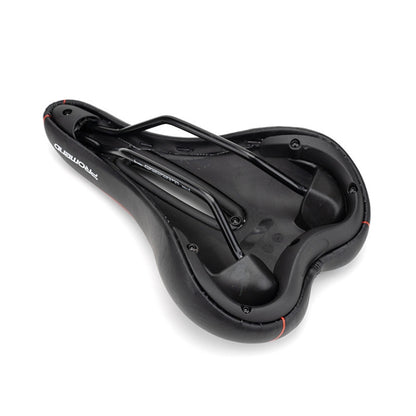 PROMEND SD-565 Hollow Breathable Silicone Bicycle Saddle (Black White) - Outdoor & Sports by PROMEND | Online Shopping UK | buy2fix