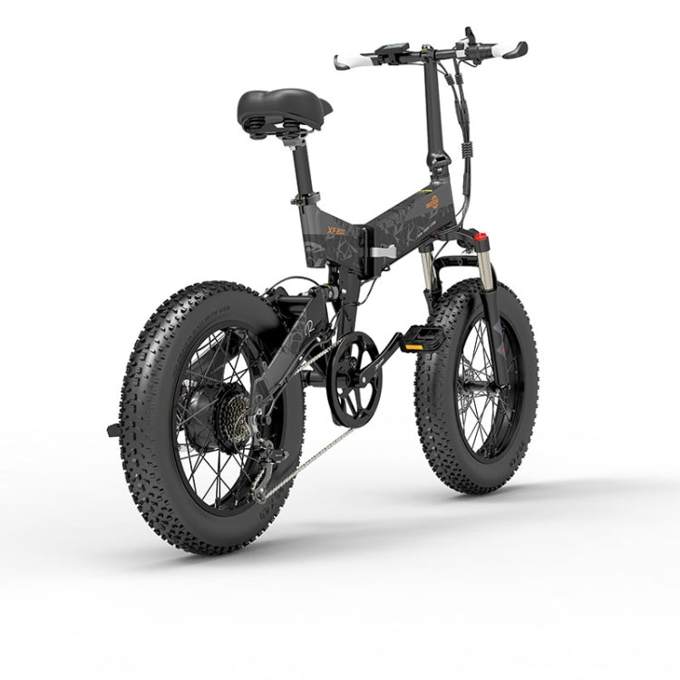 [EU Warehouse] BEZIOR XF200 1000W 48V 15AH Folding Electric Snow Bicycle with 20 inch Tires, EU Plug - Electric Bicycles by BEZIOR | Online Shopping UK | buy2fix