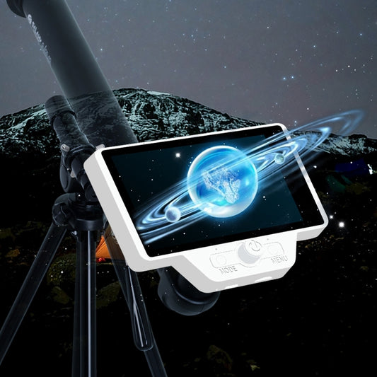 X12 5.0 inch WiFi Telescope Electronic Eyepiece Recorder (White) - Monocular Binoculars by buy2fix | Online Shopping UK | buy2fix