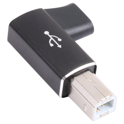 USB-C / Type C Female to USB 2.0 B MIDI Male Adapter for Electronic Instrument / Printer / Scanner / Piano (Black) - Computer & Networking by buy2fix | Online Shopping UK | buy2fix