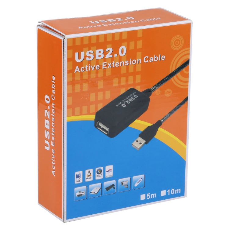 USB 2.0 Extension Cable, Length: 10m - USB Cable by buy2fix | Online Shopping UK | buy2fix