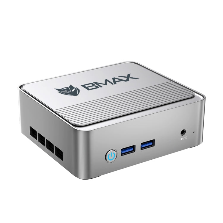 BMAX B3 Windows 11 Mini PC, 16GB+512GB, Intel Jasper Lake N5095, Support HDMI / RJ45 / TF Card, US Plug(Space Grey) - Windows Mini PCs by BMAX | Online Shopping UK | buy2fix