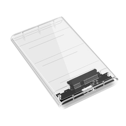 SATA3 to USB Mobile Hard Disk Box Hard Drive Enclosure(Transparent) - HDD Enclosure by buy2fix | Online Shopping UK | buy2fix