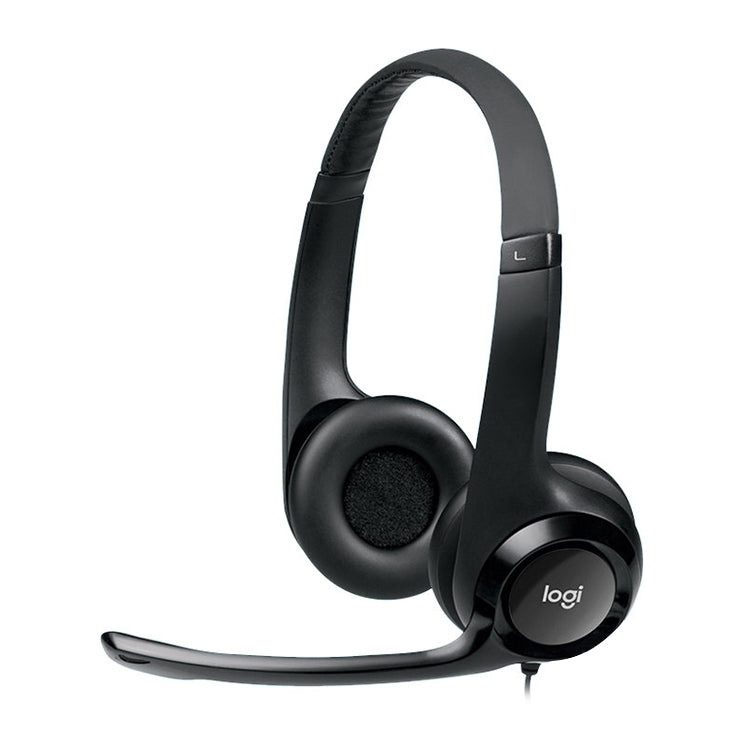 Logitech H390 USB Wired Headset Stereo Headphones with Noise-Cancelling Microphone - Multimedia Headset by Logitech | Online Shopping UK | buy2fix