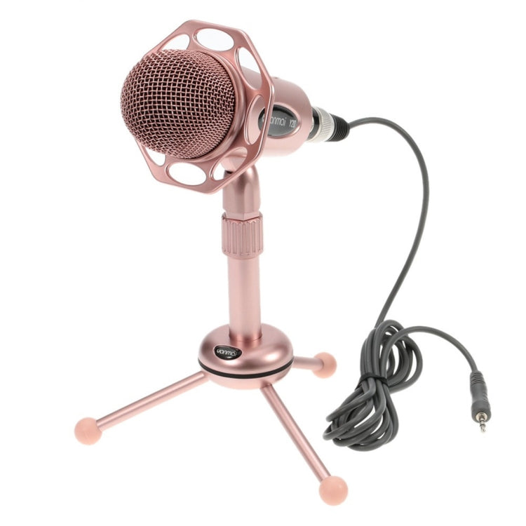 Yanmai Y20 Professional Game Condenser Microphone  with Tripod Holder, Cable Length: 1.8m, Compatible with PC and Mac for  Live Broadcast Show, KTV, etc.(Rose Gold) - Consumer Electronics by Yanmai | Online Shopping UK | buy2fix