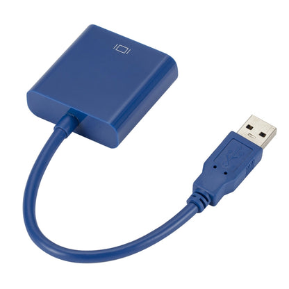 External Graphics Card Converter Cable USB3.0 to VGA, Resolution: 720P(Blue) - Converter by buy2fix | Online Shopping UK | buy2fix