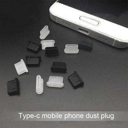 20 PCS Silicone Anti-Dust Plugs for USB-C / Type-C Port(Transparent) - Computer & Networking by buy2fix | Online Shopping UK | buy2fix