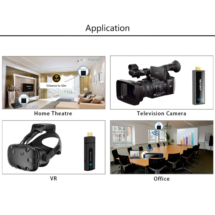 Measy W2H MAX FHD 1080P 3D 60Ghz Wireless Video Transmission HD Multimedia Interface Extender Receiver And Transmitter, Transmission Distance: 30m(EU Plug) - Set Top Box & Accessories by Measy | Online Shopping UK | buy2fix