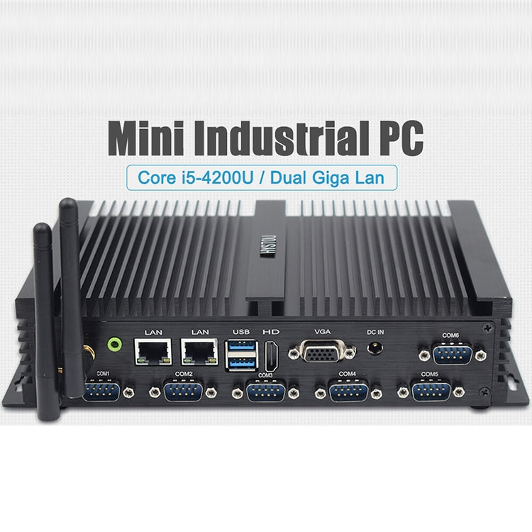 HYSTOU K4 Windows 10 or Linux System Mini ITX PC without RAM and SSD, Intel Core i5-4200U 2 Core 4 Threads up to 1.60-2.60GHz, Support mSATA, WiFi - Computer & Networking by HYSTOU | Online Shopping UK | buy2fix
