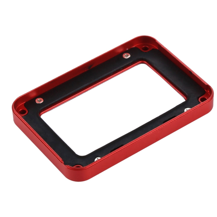 PULUZ Aluminum Alloy Flame + Tempered Glass Lens Protector for Sony RX0 / RX0 II, with Screws and Screwdrivers(Red) - DJI & GoPro Accessories by PULUZ | Online Shopping UK | buy2fix