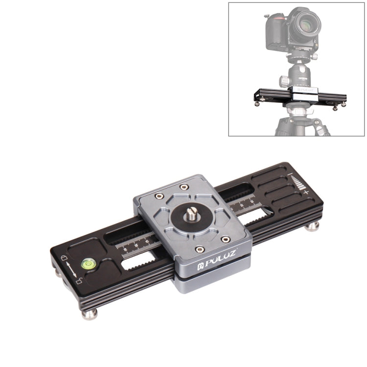 PULUZ Close-Up Shooting Desktop Fluid Drag Track Slider Aluminum Alloy Camera Video Stabilizer Rail with 1/4 inch Screw - Other Accessories by PULUZ | Online Shopping UK | buy2fix