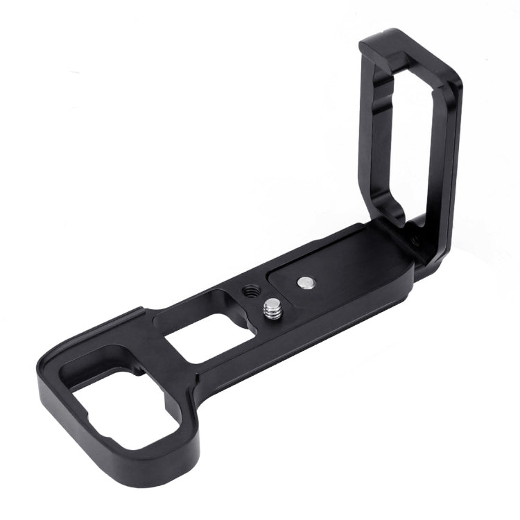 PULUZ 1/4 inch Vertical Shoot Quick Release L Plate Bracket Base Holder for Sony A9 (ILCE-9) / A7 III/ A7R III(Black) - L-Bracket by PULUZ | Online Shopping UK | buy2fix