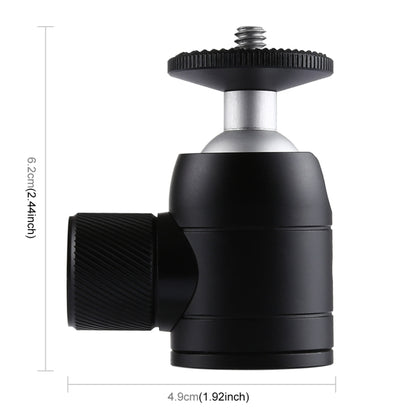 PULUZ Mini 360 Degree Panoramic 90 Degree Tilt Metal Ball Head Tripod Mount for DSLR & Digital Cameras - Tripod Heads by PULUZ | Online Shopping UK | buy2fix