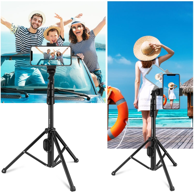 PULUZ  Bluetooth Shutter Remote Selfie Stick Tripod Mount Holder for Vlogging Live Broadcast - Tripods by PULUZ | Online Shopping UK | buy2fix