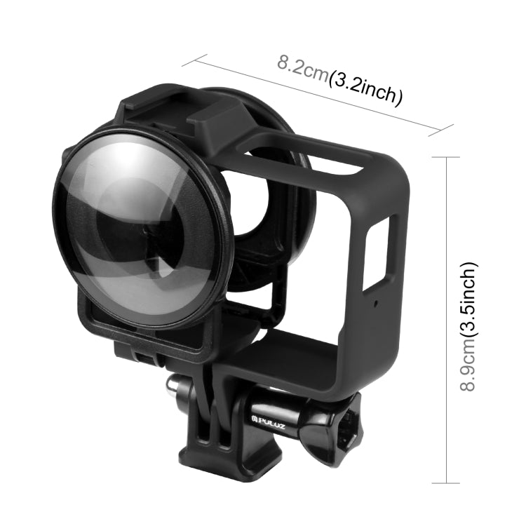 PULUZ Plastic Frame Case with Lens Guard for Insta360 One RS 360 Edition(Black) - Mount & Holder by PULUZ | Online Shopping UK | buy2fix