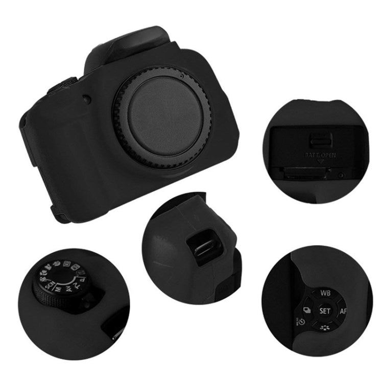 PULUZ Soft Silicone Protective Case for Canon EOS 650D / 700D(Black) - Protective Case by PULUZ | Online Shopping UK | buy2fix