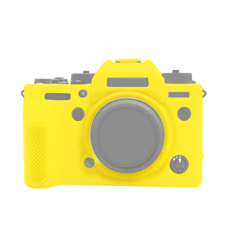 PULUZ Soft Silicone Protective Case for Fujifilm X-T4(Yellow) - Protective Case by PULUZ | Online Shopping UK | buy2fix