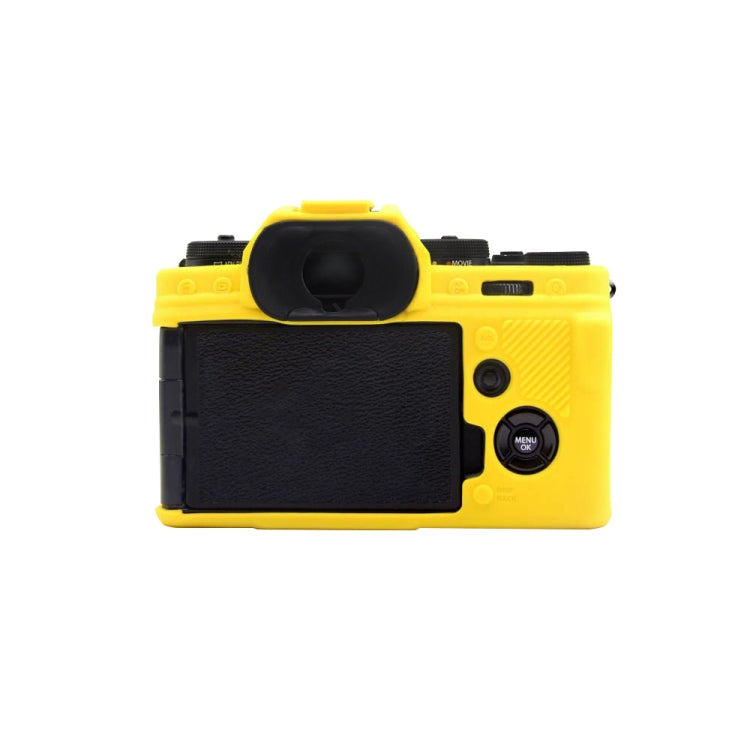 PULUZ Soft Silicone Protective Case for Fujifilm X-T4(Yellow) - Protective Case by PULUZ | Online Shopping UK | buy2fix