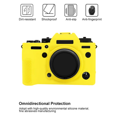 PULUZ Soft Silicone Protective Case for Fujifilm X-T4(Yellow) - Protective Case by PULUZ | Online Shopping UK | buy2fix