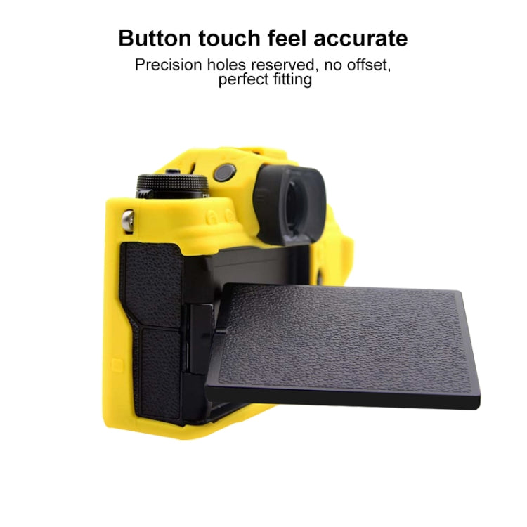 PULUZ Soft Silicone Protective Case for Fujifilm X-T4(Yellow) - Protective Case by PULUZ | Online Shopping UK | buy2fix