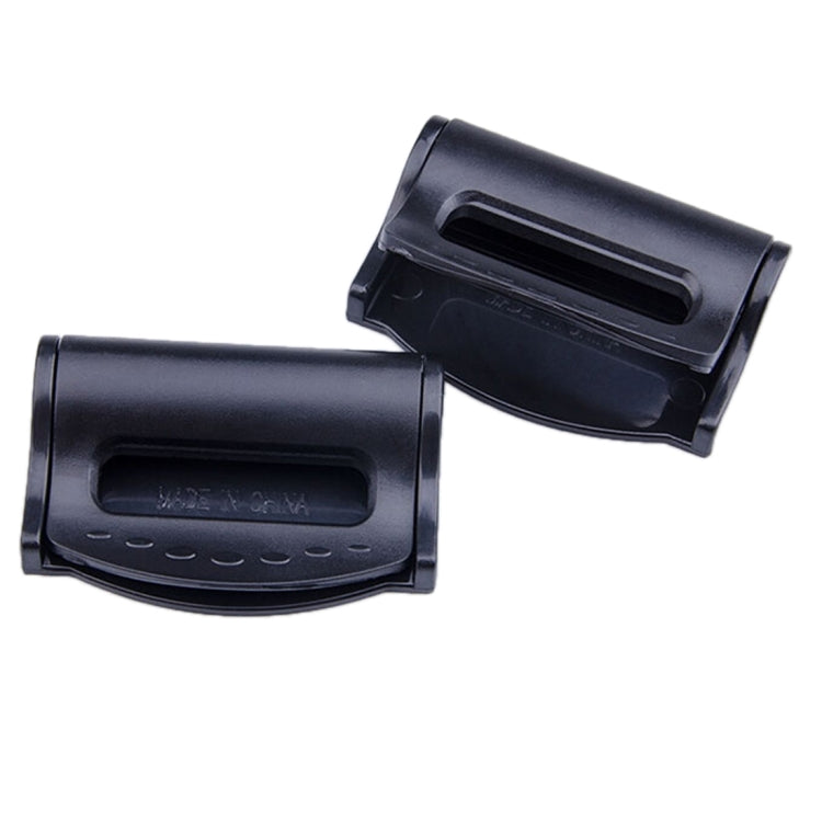 2 PCS SHUNWEI Car Safety Seat Belt Adjuster(Black) - Seat Belts & Padding by SHUNWEI | Online Shopping UK | buy2fix